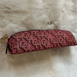 COACH Pencil Case in Pink/Burgundy New w/ tags
